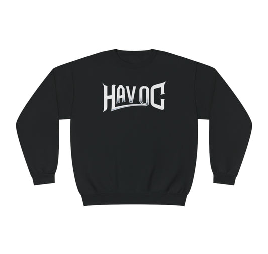 Classic Havoc Cotton Crewneck Sweatshirt- Black