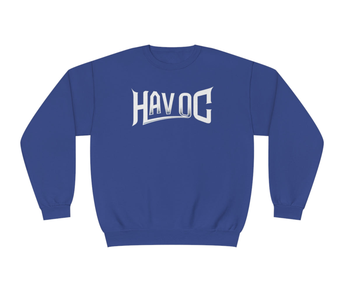 Classic Havoc Cotton Crewneck Sweatshirt- Royal Blue